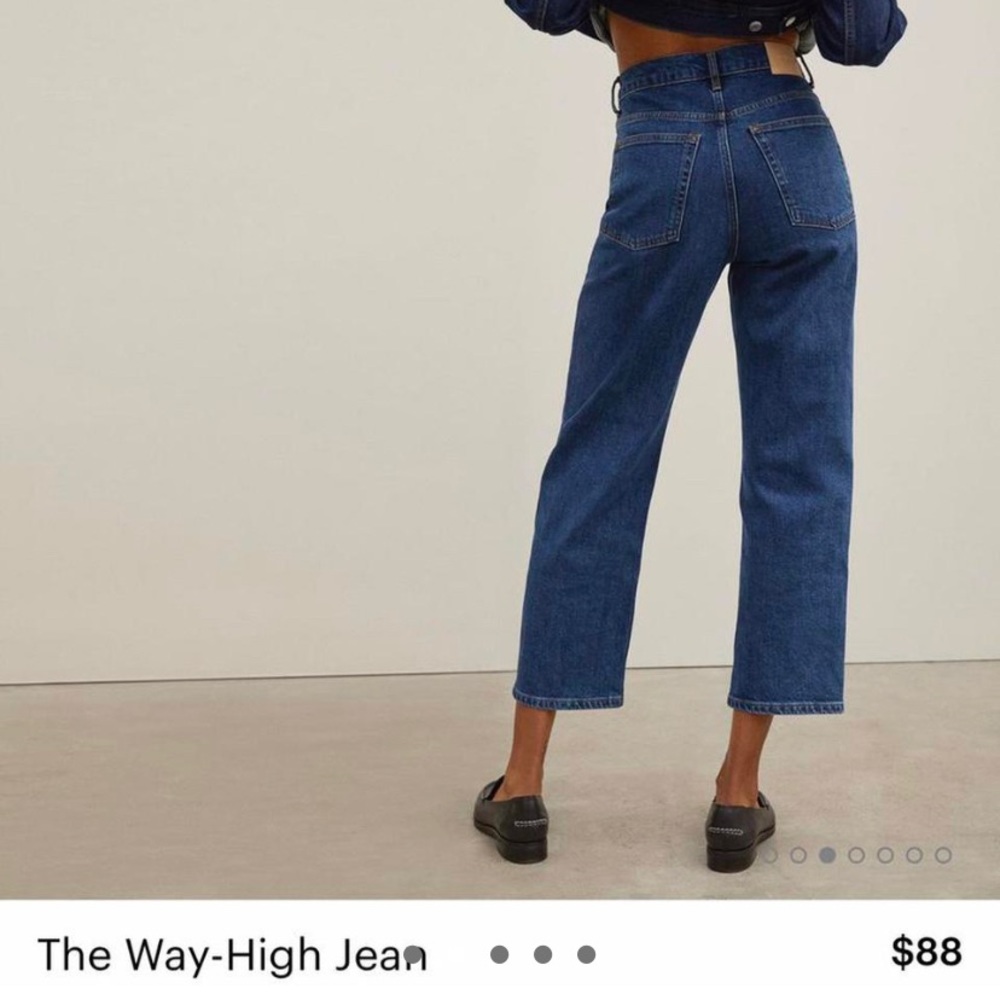 Everlane Way High Jean In Vintage Indigo